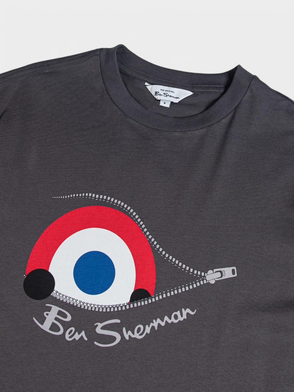Sneaky Target Tee - Charcoal - Image 6