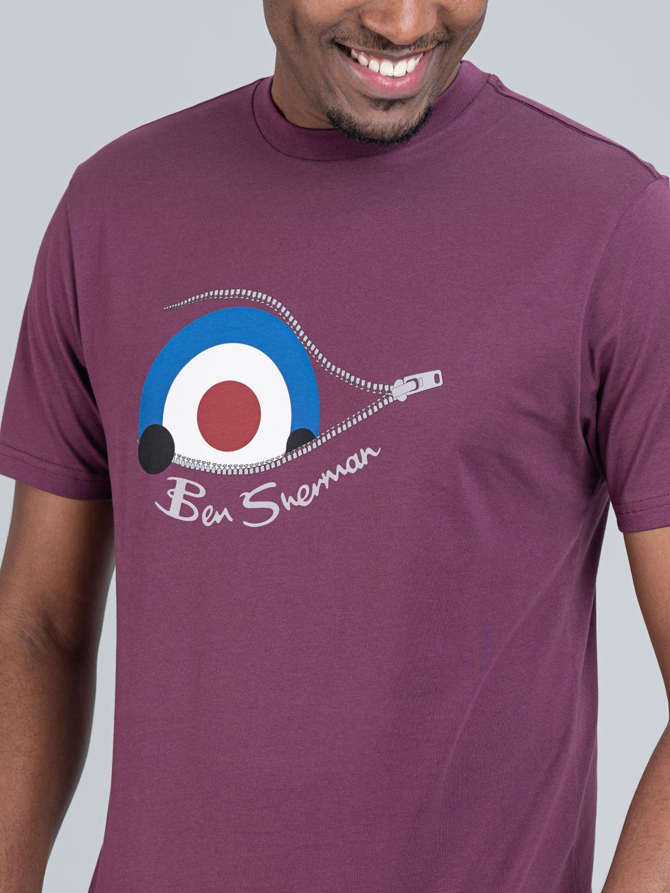 Sneaky Target Tee - Cherry Lacquer - Image 3