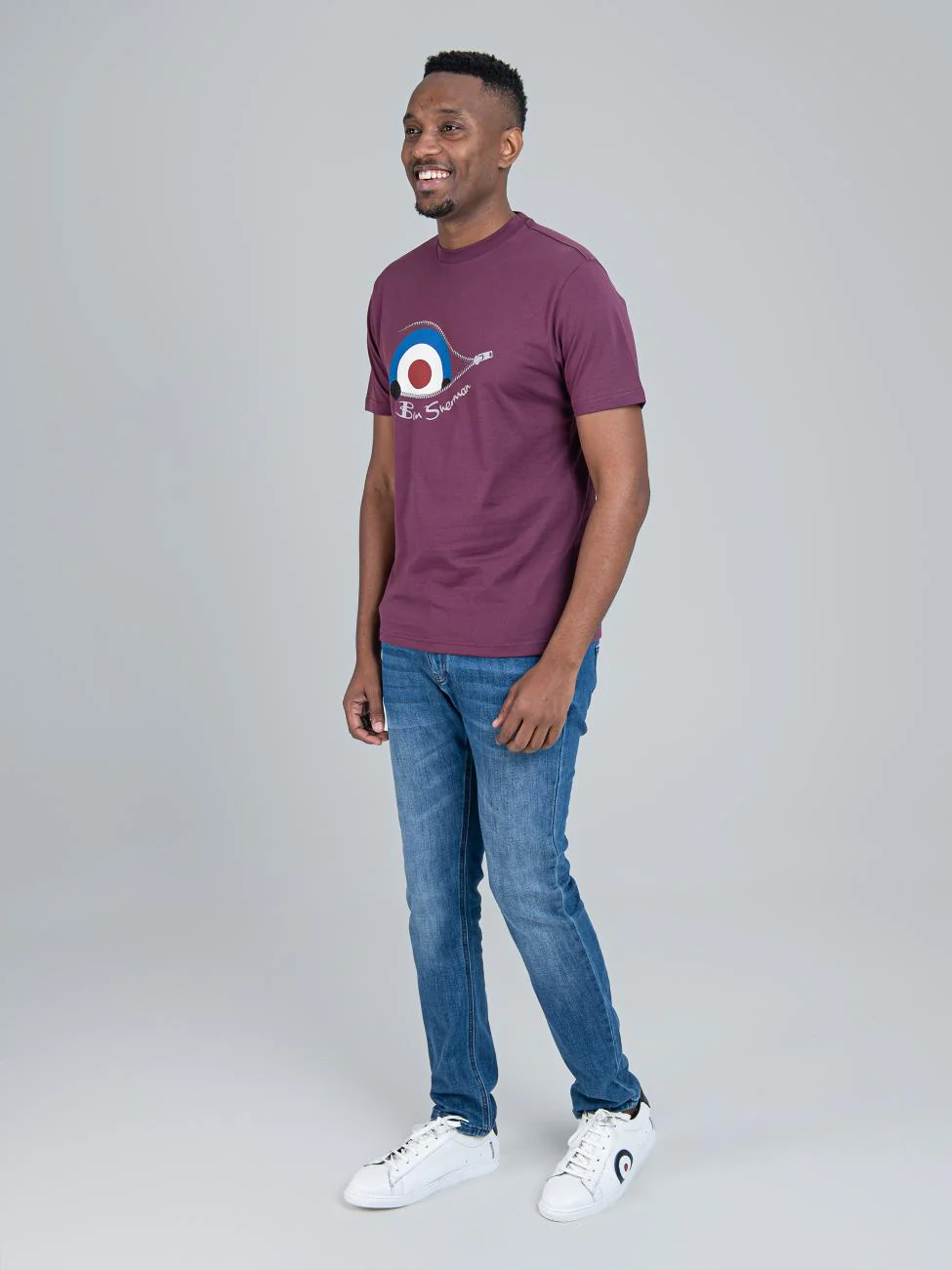 Sneaky Target Tee - Cherry Lacquer - Image 4