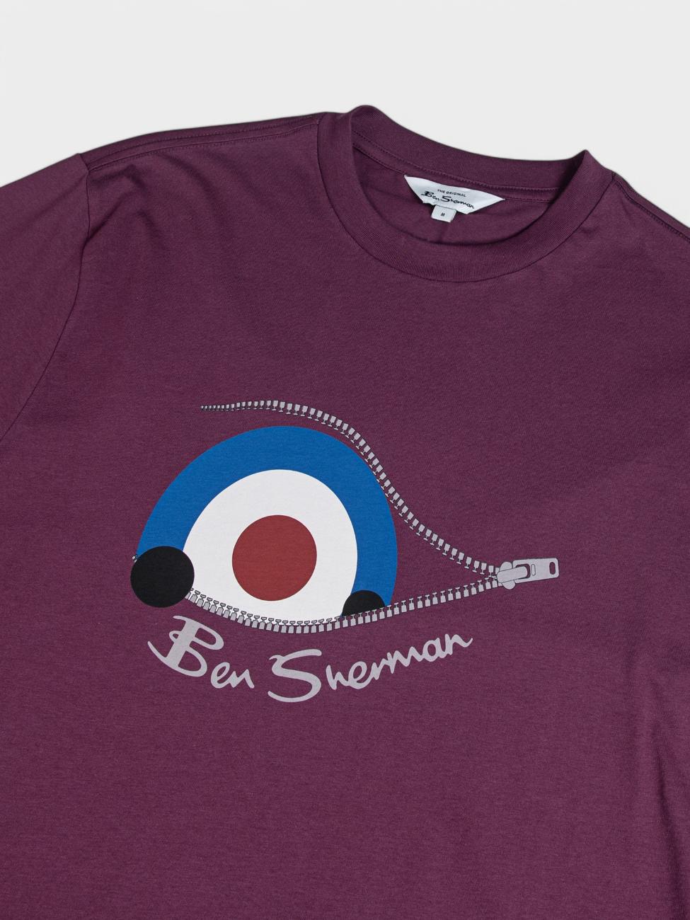 Sneaky Target Tee - Cherry Lacquer - Image 6