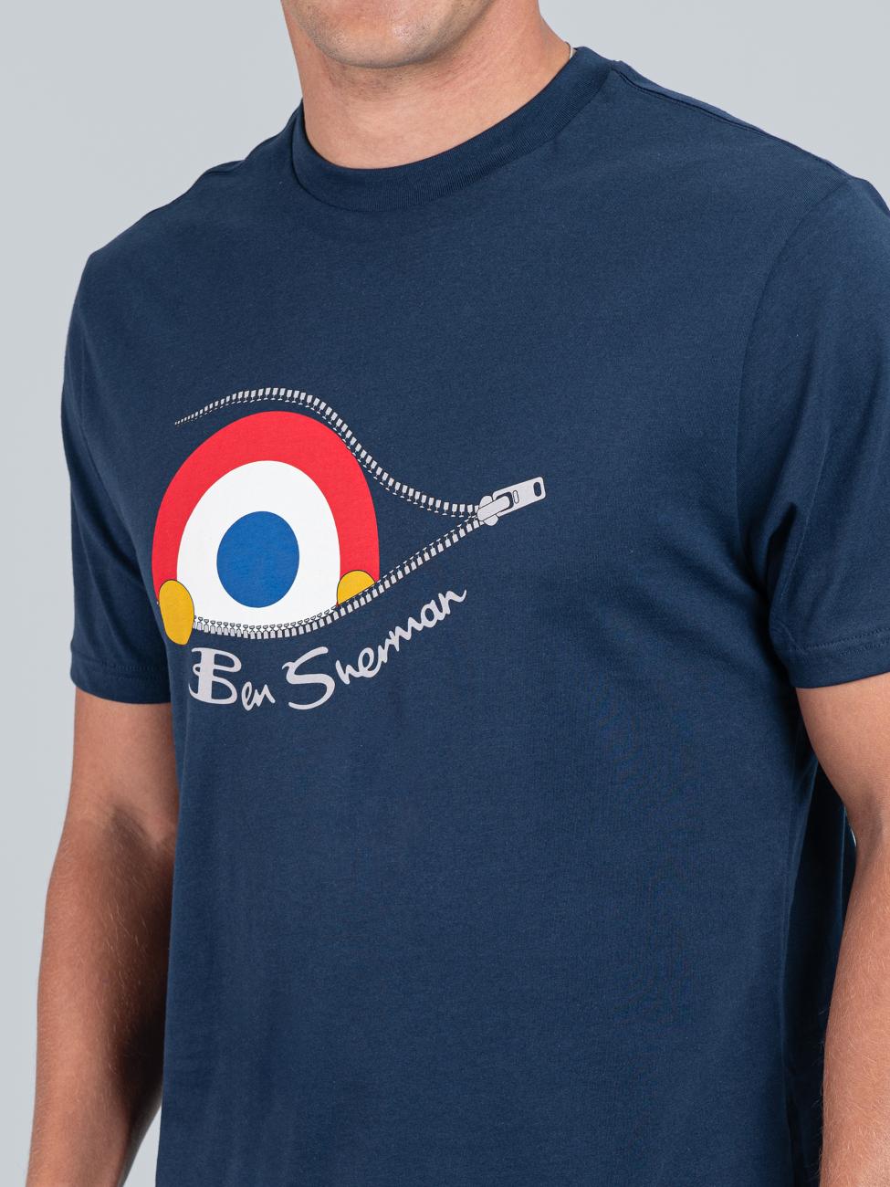 Sneaky Target Tee - Navy - Image 3