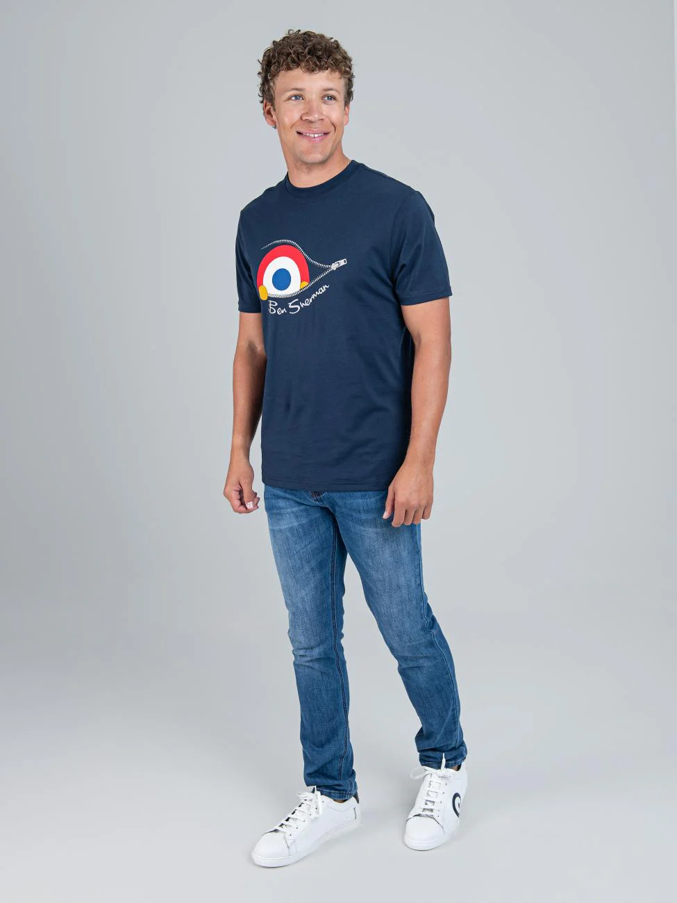 Sneaky Target Tee - Navy - Image 4