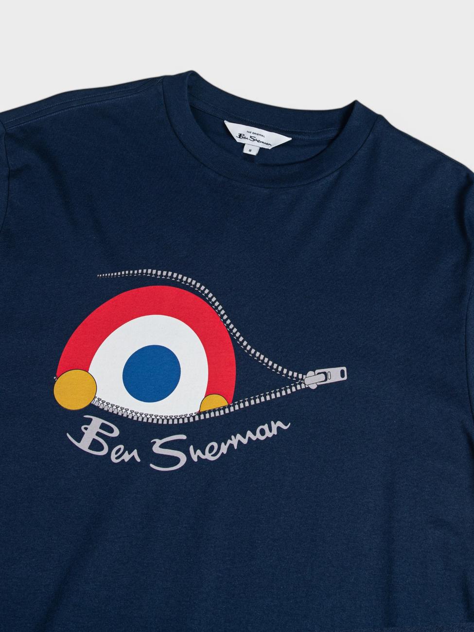 Sneaky Target Tee - Navy - Image 6
