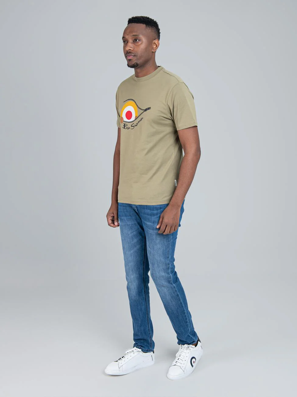 Sneaky Target Tee - Olive Night - Image 4