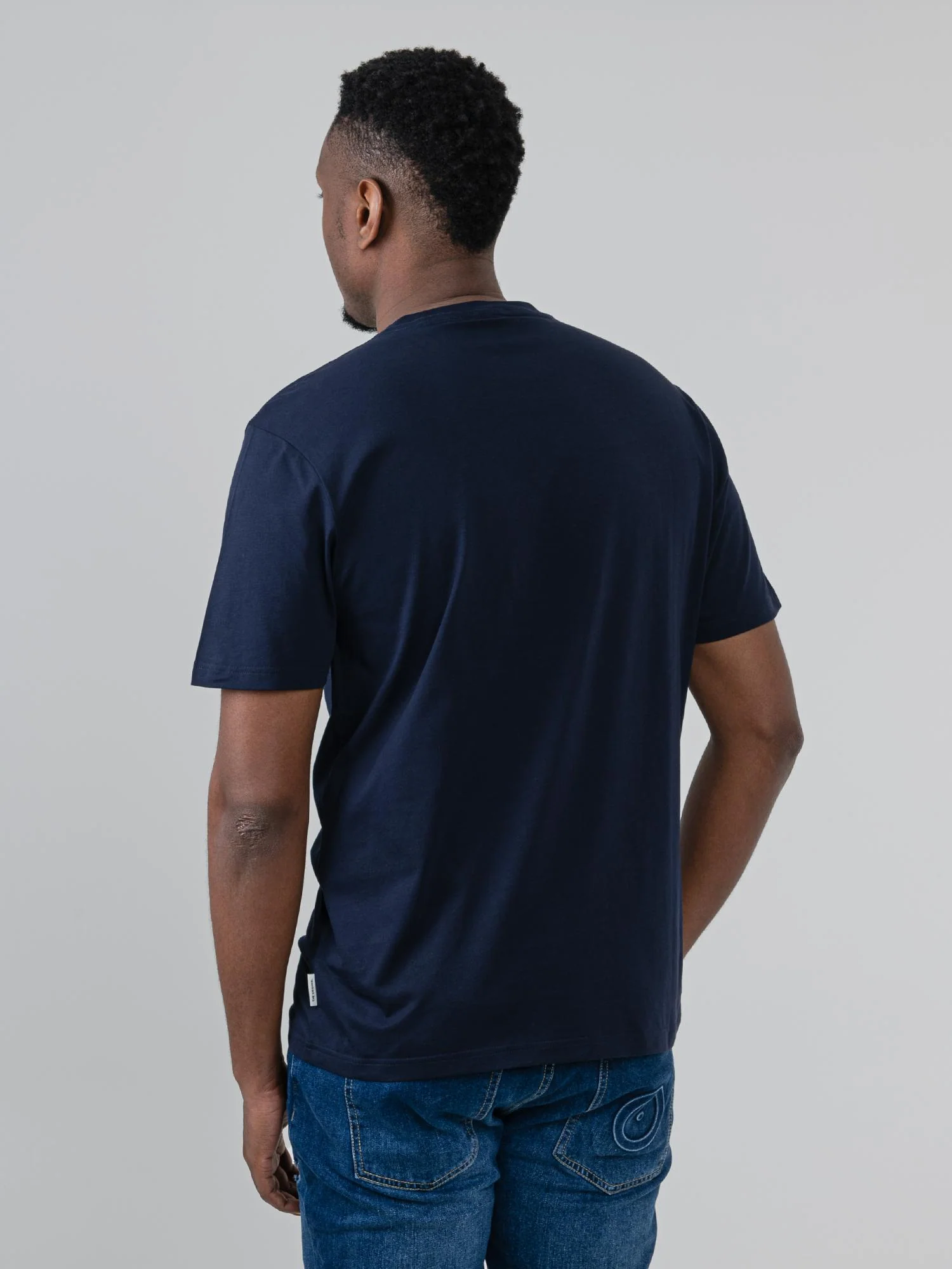 Sound Wave Record Tee - Navy - Image 3
