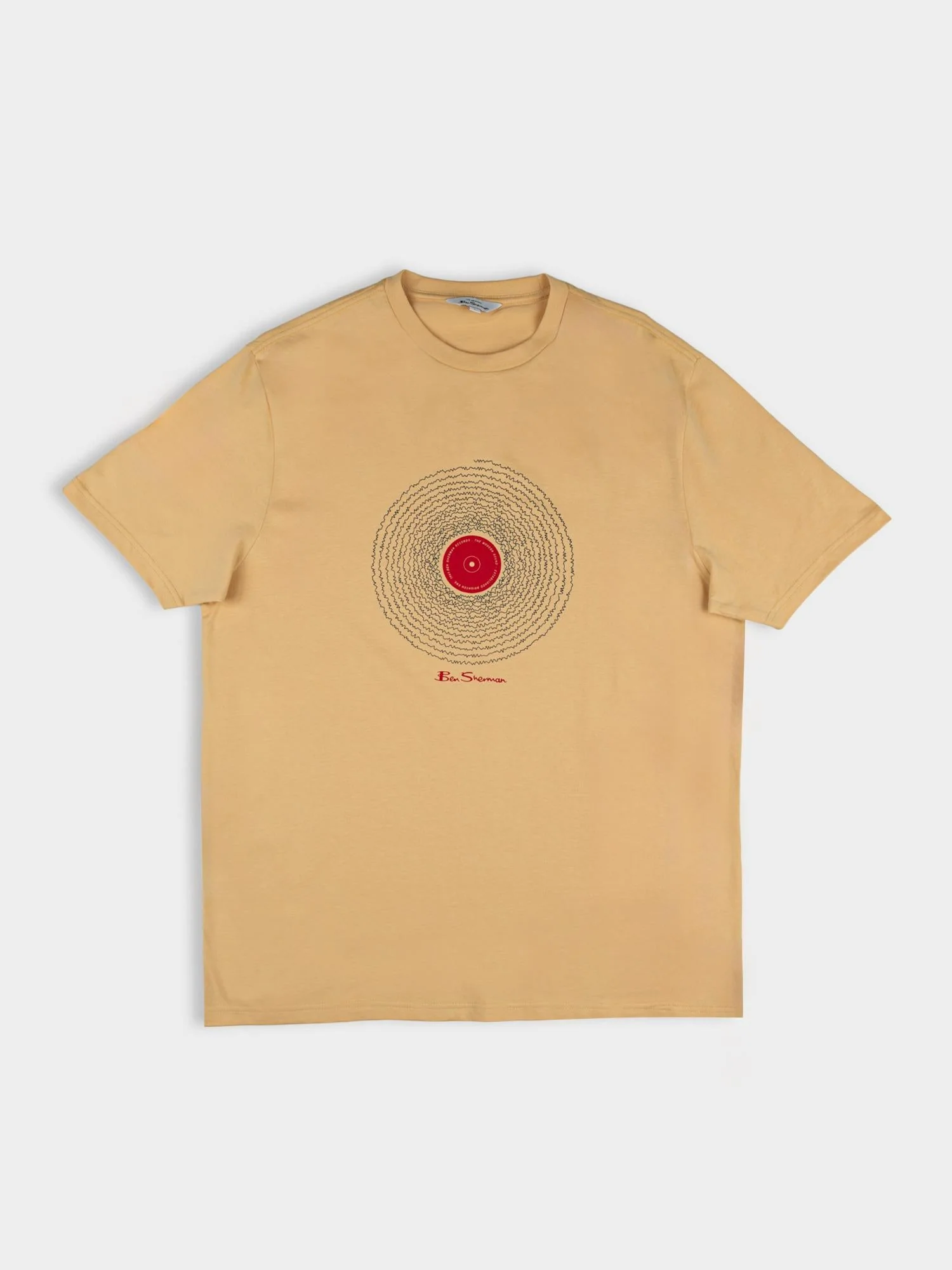 Sound Wave Record Tee - New Wheat - Image 5