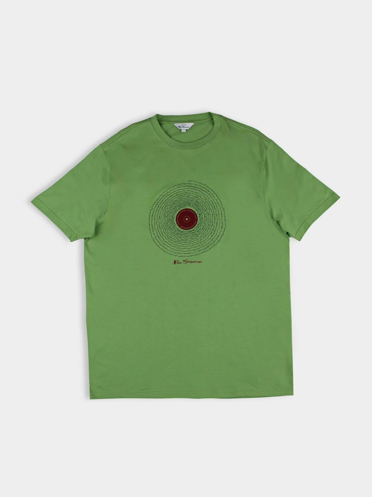 Sound Wave Record Tee - Piquant Green - Image 5