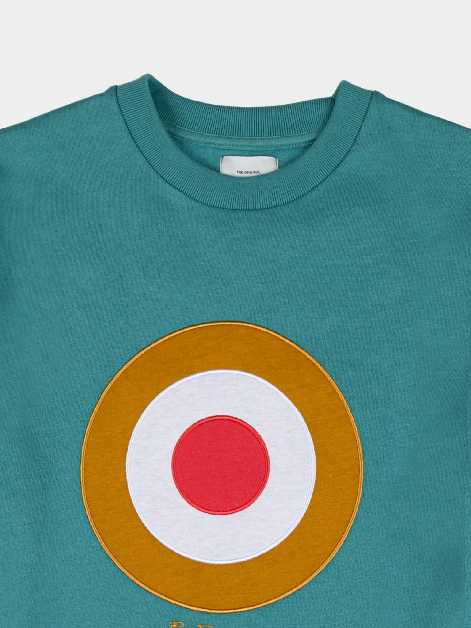 Target EMB Crew Fleece - Aqua Teal - Image 2