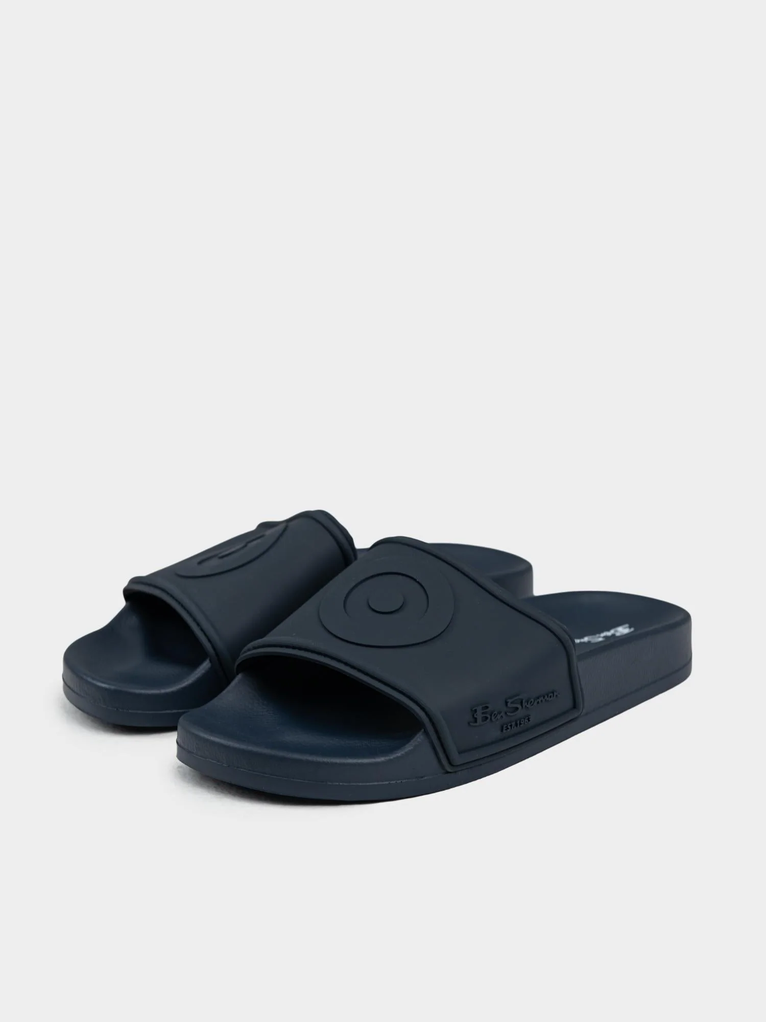 Target Embossed Slides - Navy - Image 2