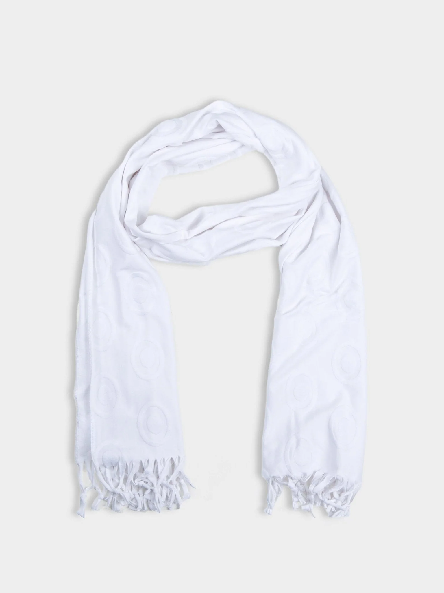 Target Knit Scarf - White
