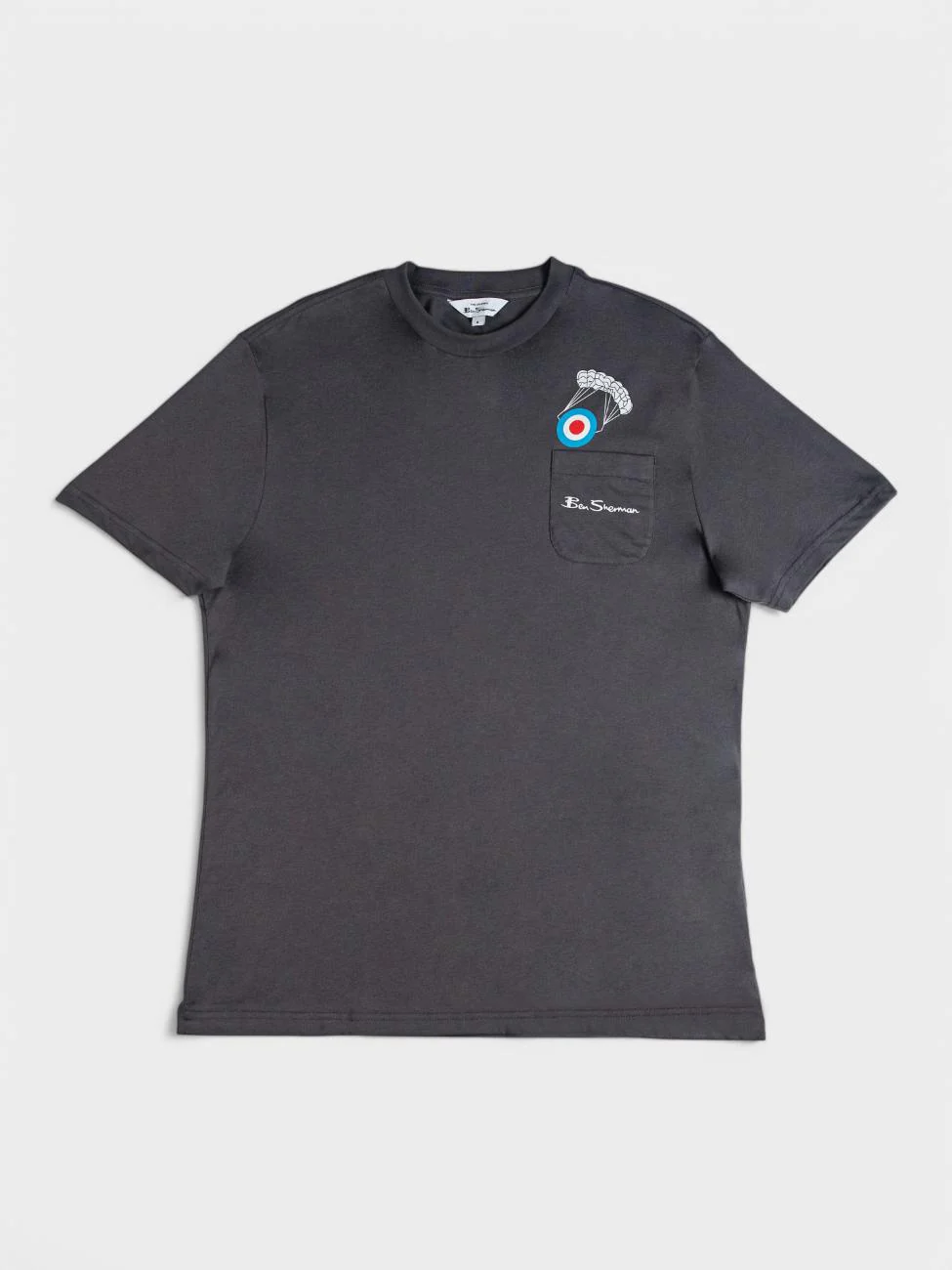 Target Parachute Tee - Charcoal - Image 5