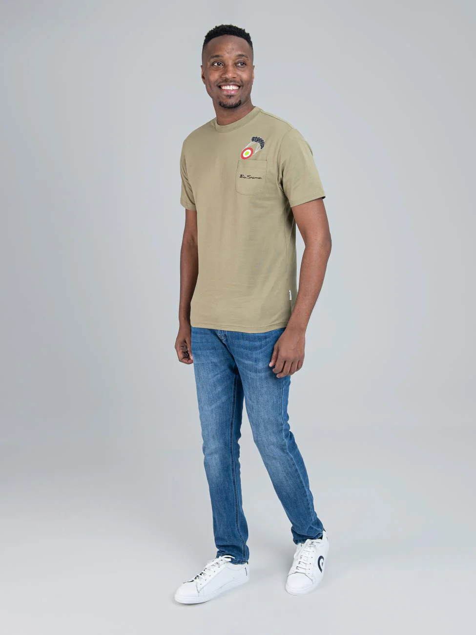 Target Parachute Tee - Olive Night - Image 4