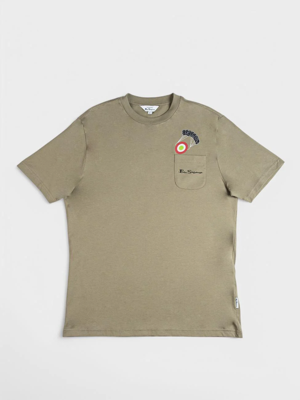 Target Parachute Tee - Olive Night - Image 6