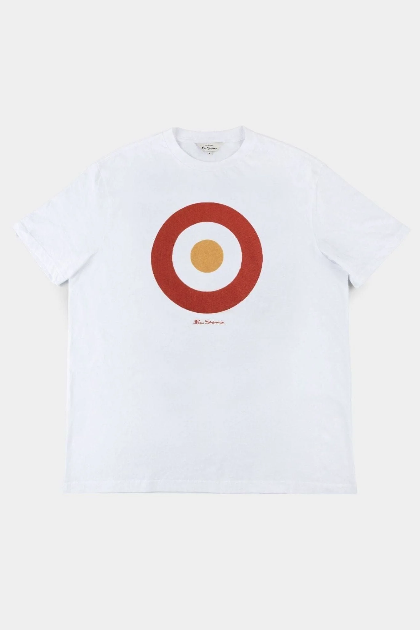 Target Tee - Ivory/Red