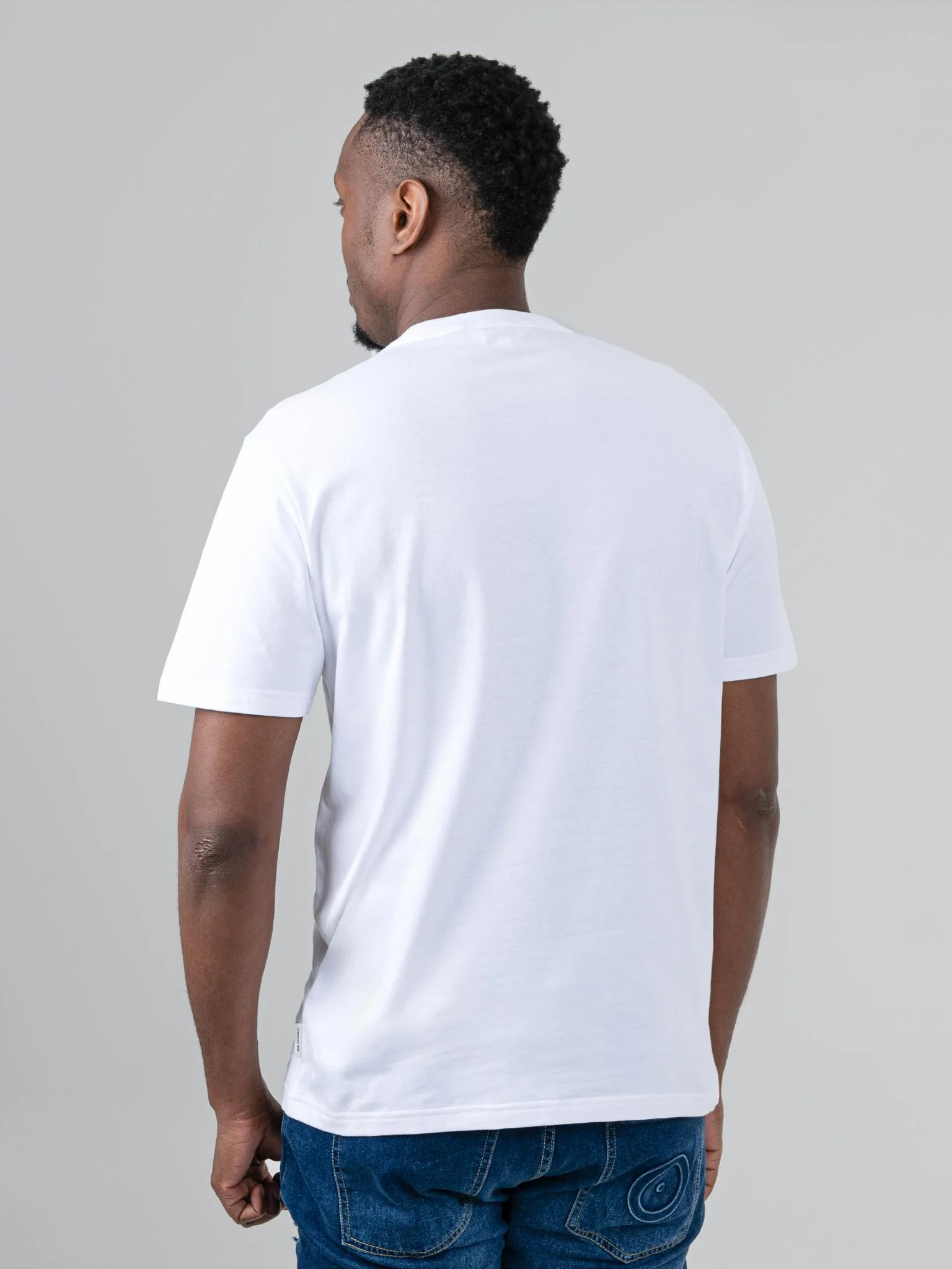 Target Towelling Applique Tee - White - Image 3