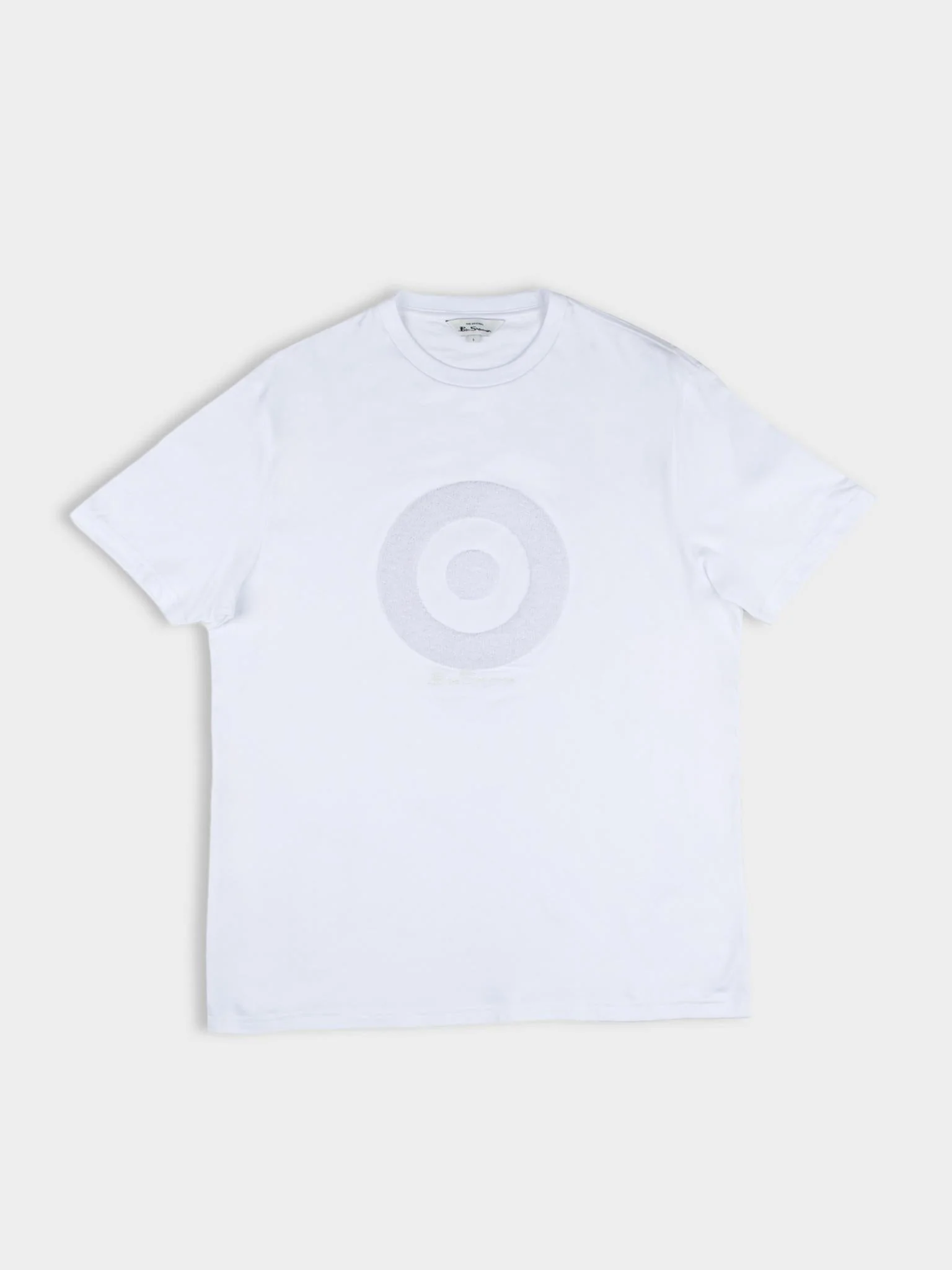 Target Towelling Applique Tee - White - Image 5