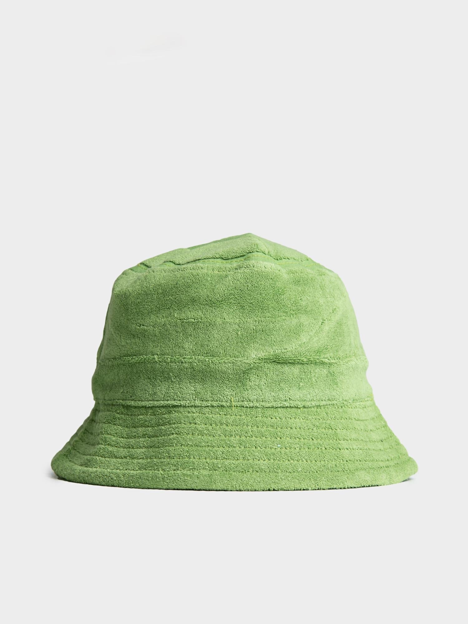 TARGET TOWELLING BUCKET HAT - Piquant Green - Image 4