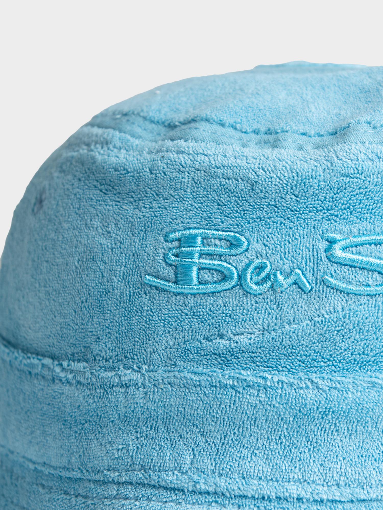 TARGET TOWELLING BUCKET HAT - Retro Blue - Image 2
