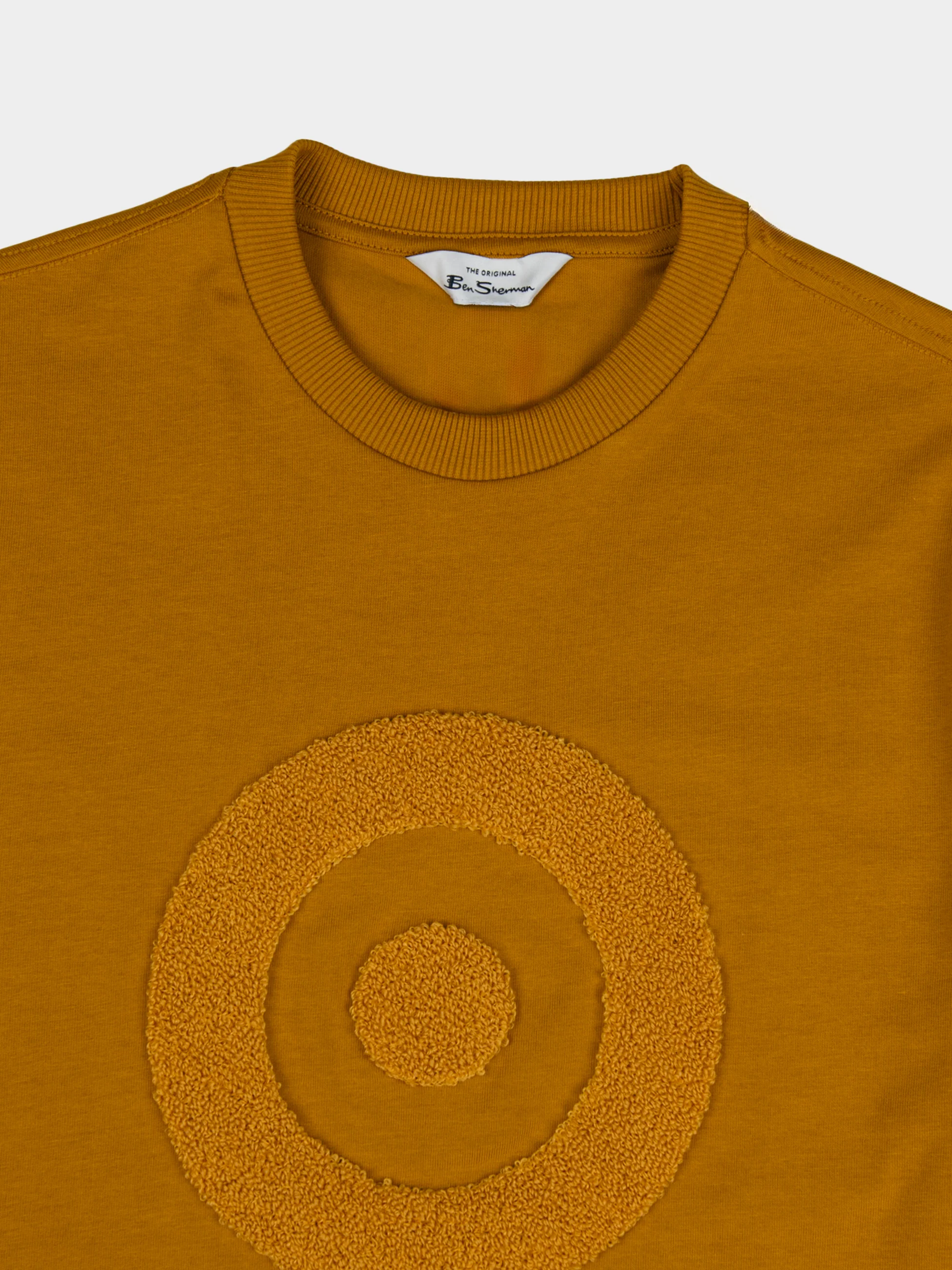 Target Towelling Applique Tee - Dijon - Image 2