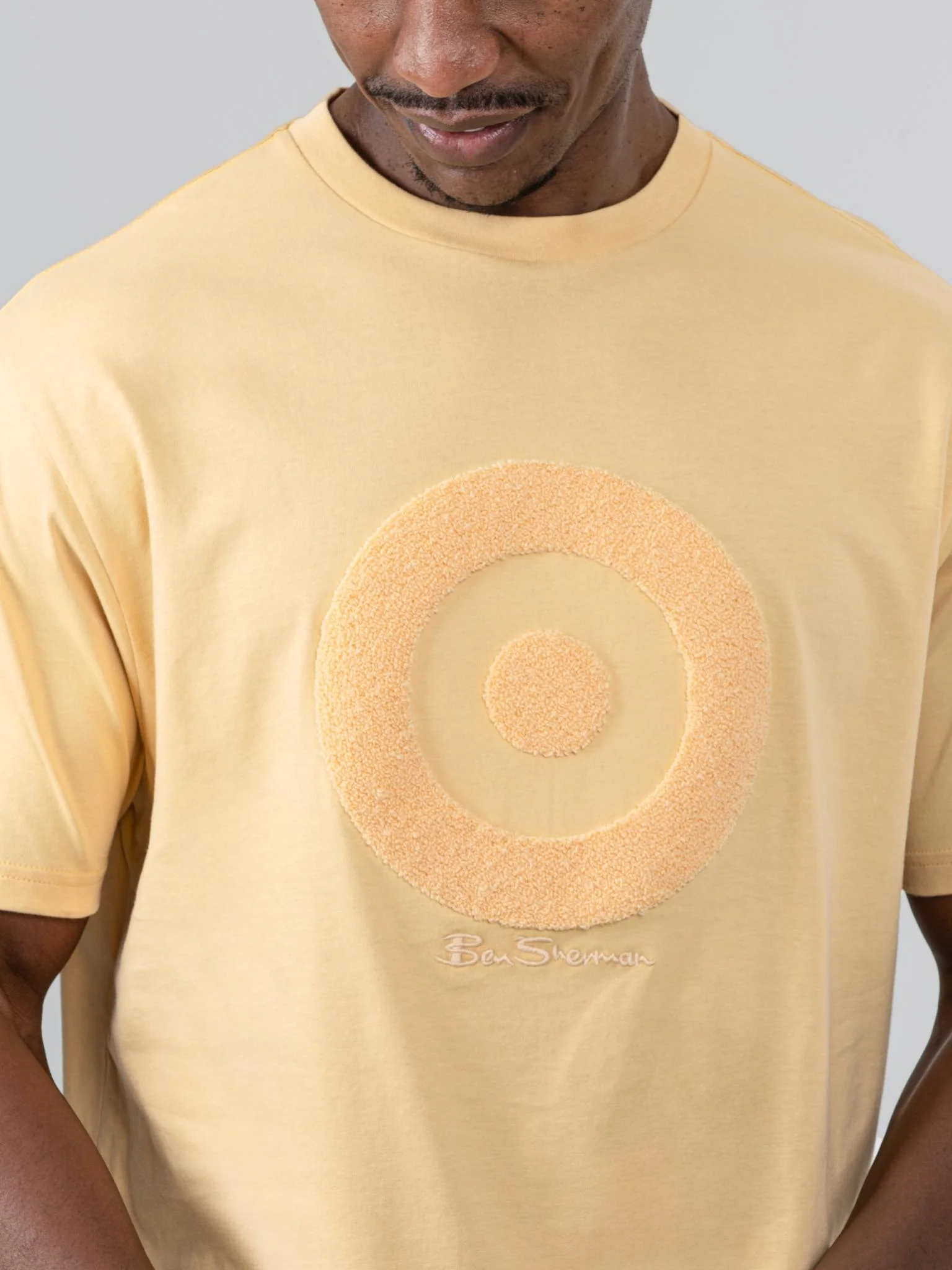 Target Towelling Applique Tee - New Wheat - Image 3