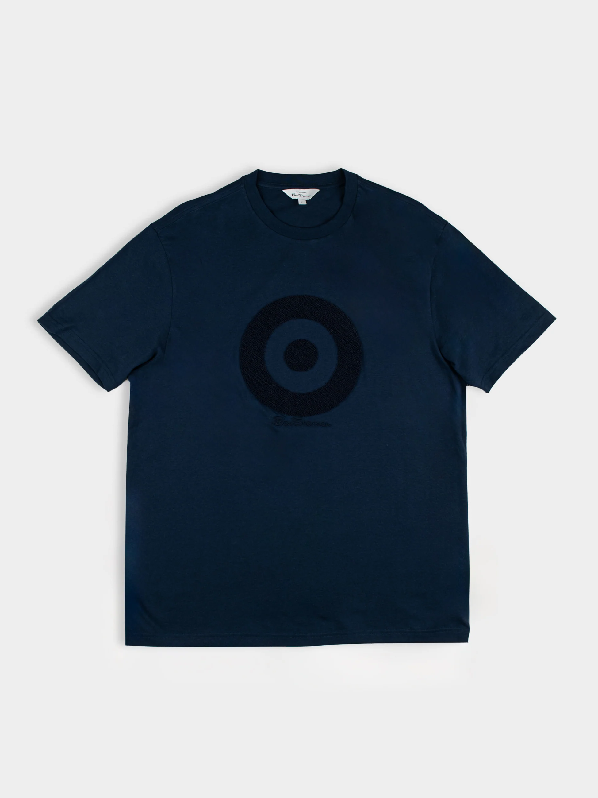 Target Towelling Applique Tee - Navy - Image 5