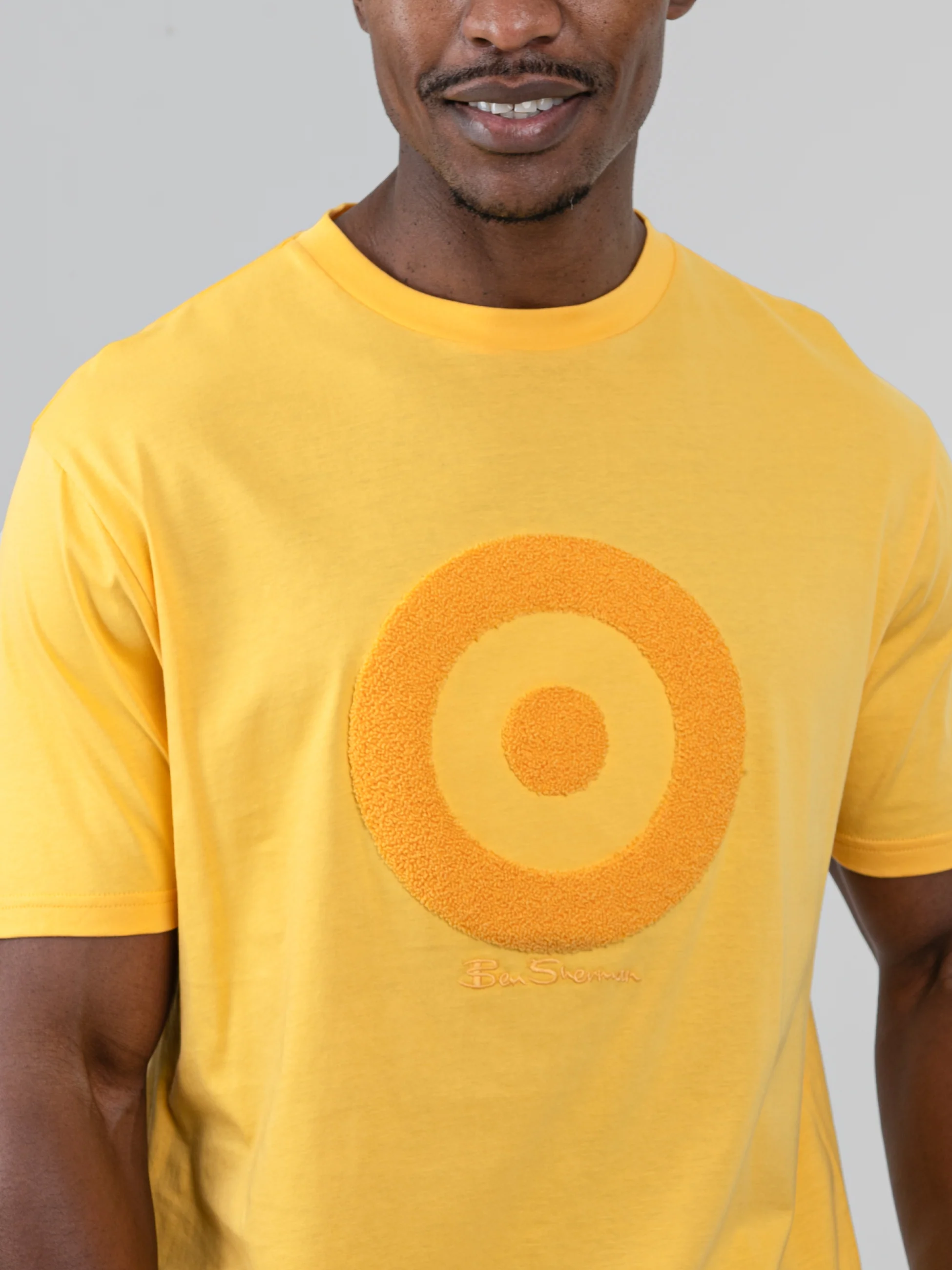 Target Towelling Applique Tee - Banana - Image 3
