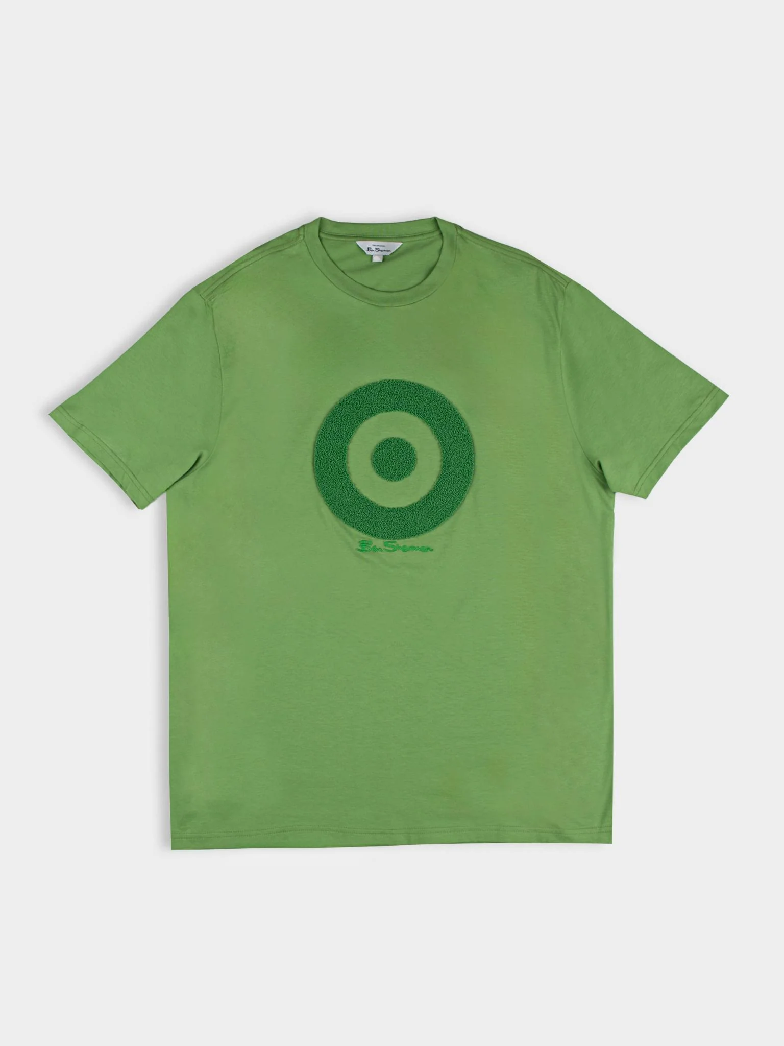 Target Towelling Applique Tee - Piquant Green - Image 5
