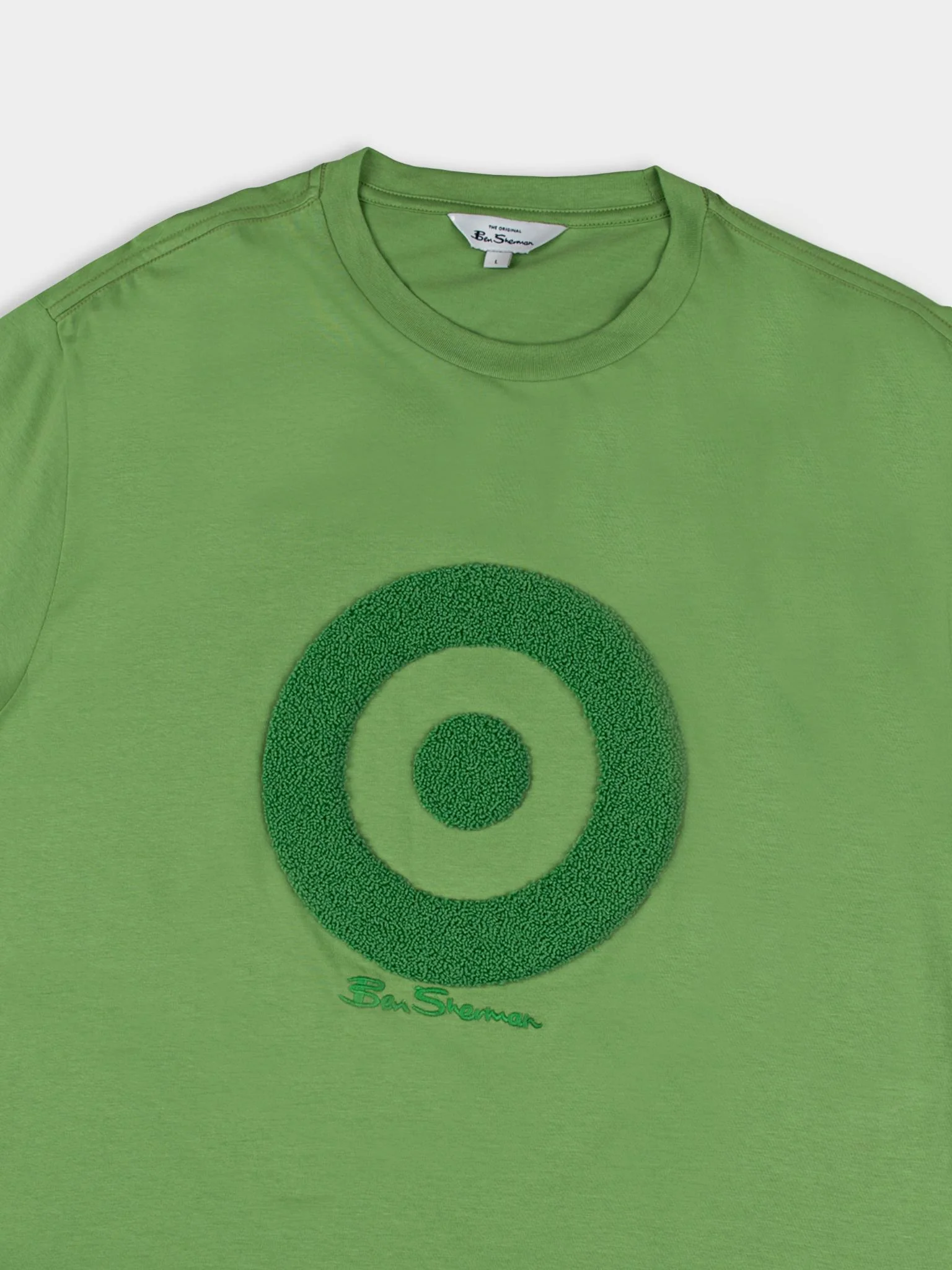Target Towelling Applique Tee - Piquant Green - Image 6