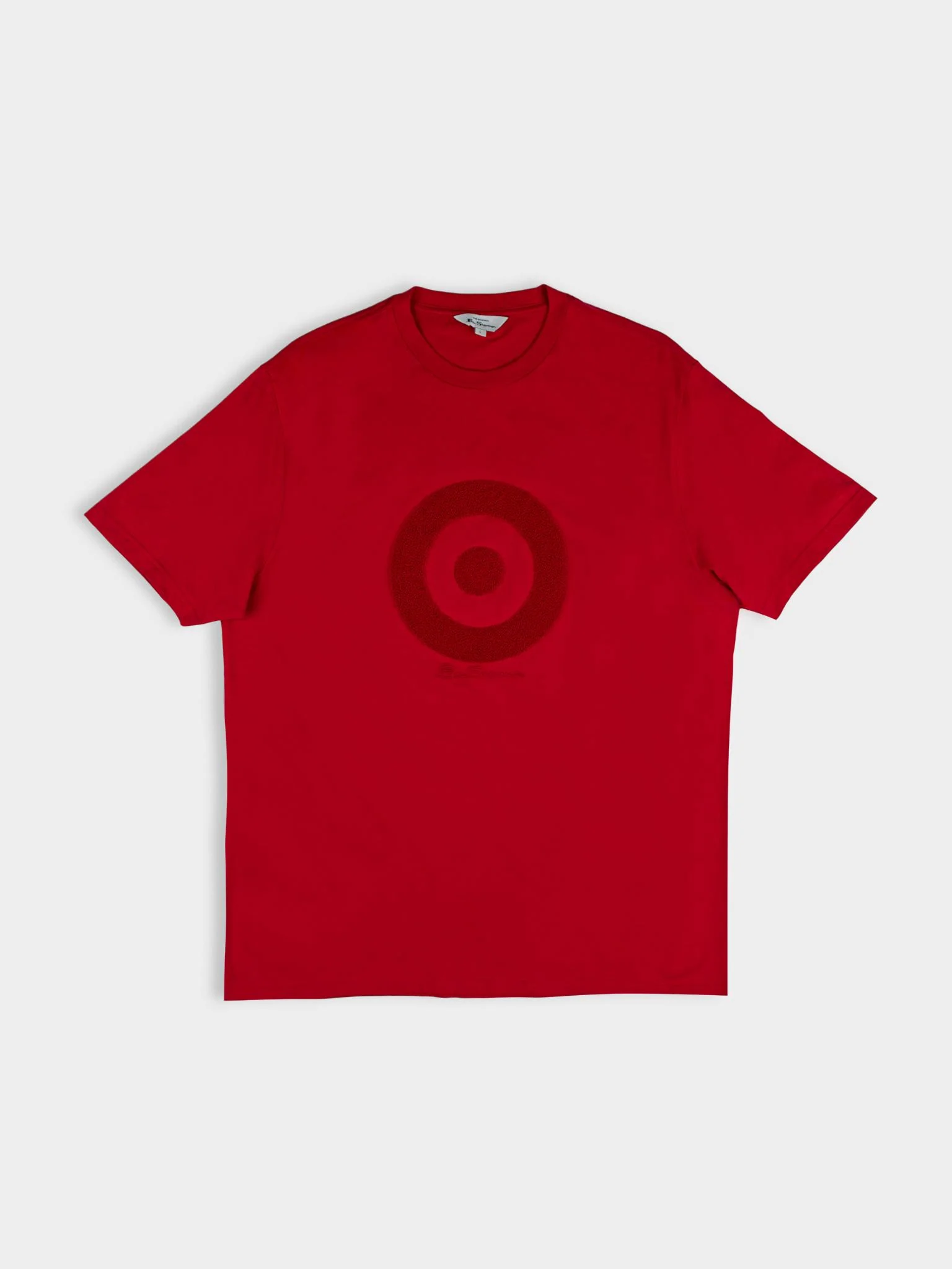 Target Towelling Applique Tee - Red - Image 5