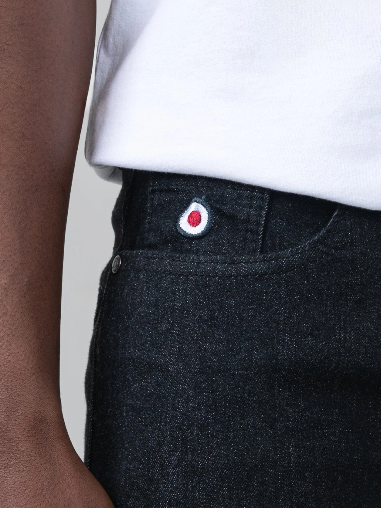 Target turn up slim fit denim - Black - Image 4