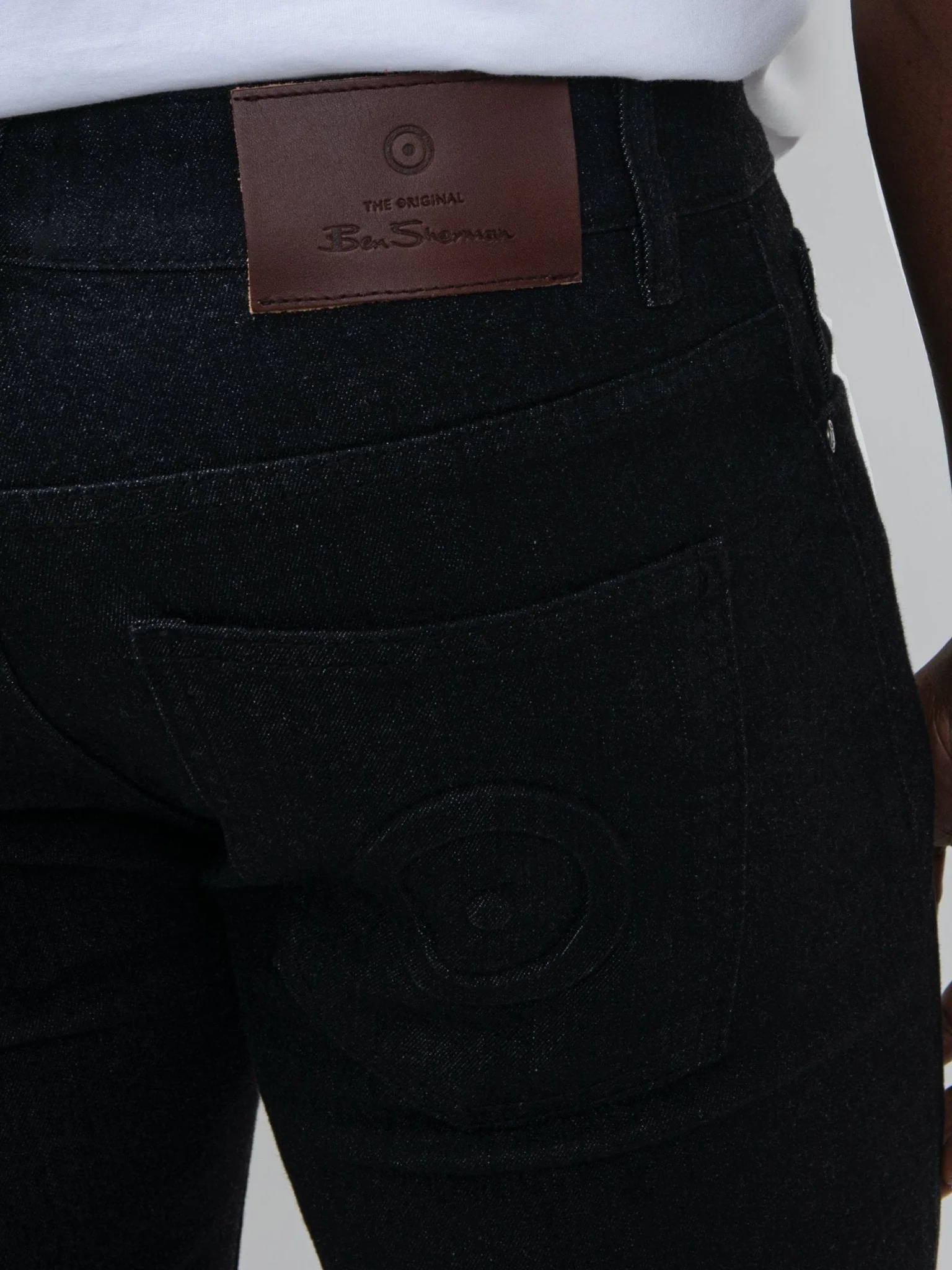 Target turn up slim fit denim - Black - Image 5