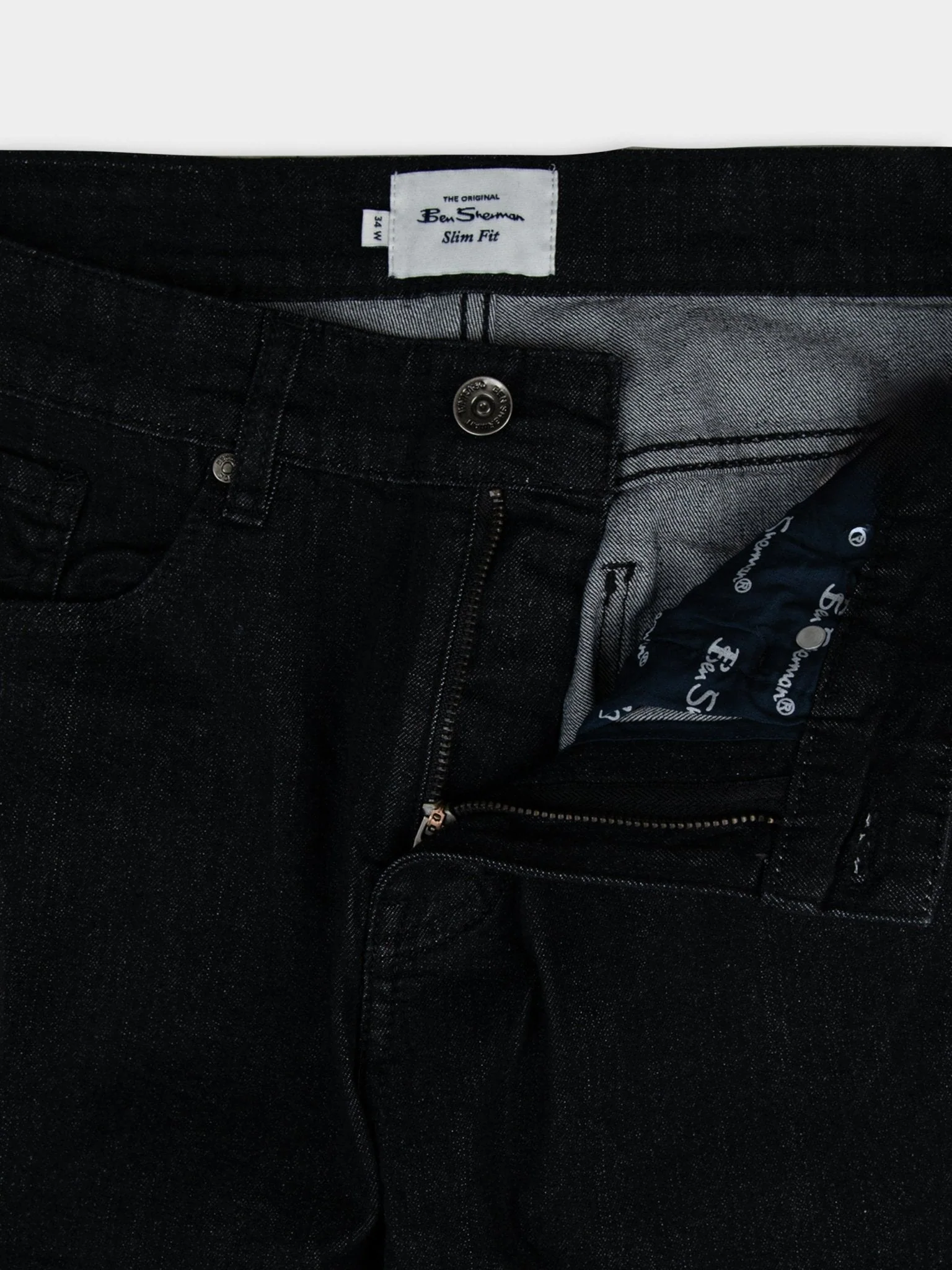 Target turn up slim fit denim - Black - Image 8