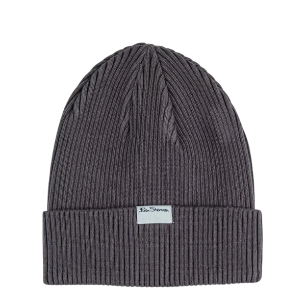 Targy Knit Beanie - Charcoal - Image 3