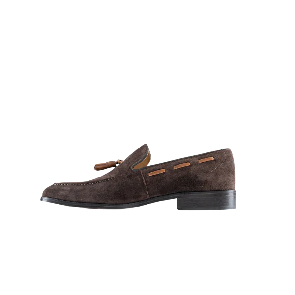 Tassle Loafer - Chocolate - Image 4