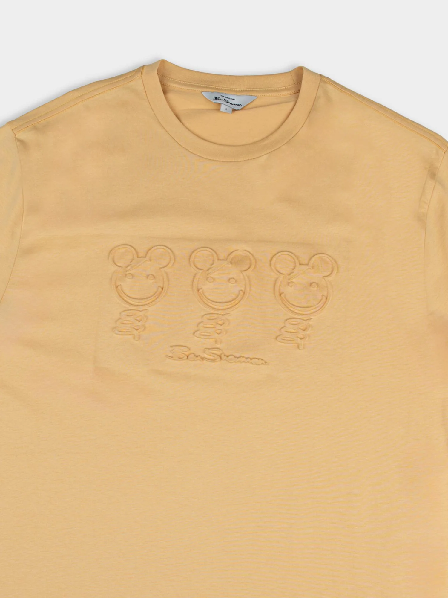 Trio Embossed Happy Bears - New Wheat - Image 6