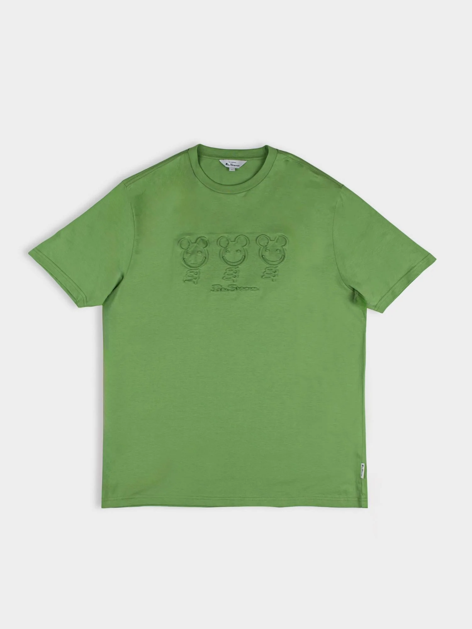 Trio Embossed Happy Bears - Piquant Green - Image 5