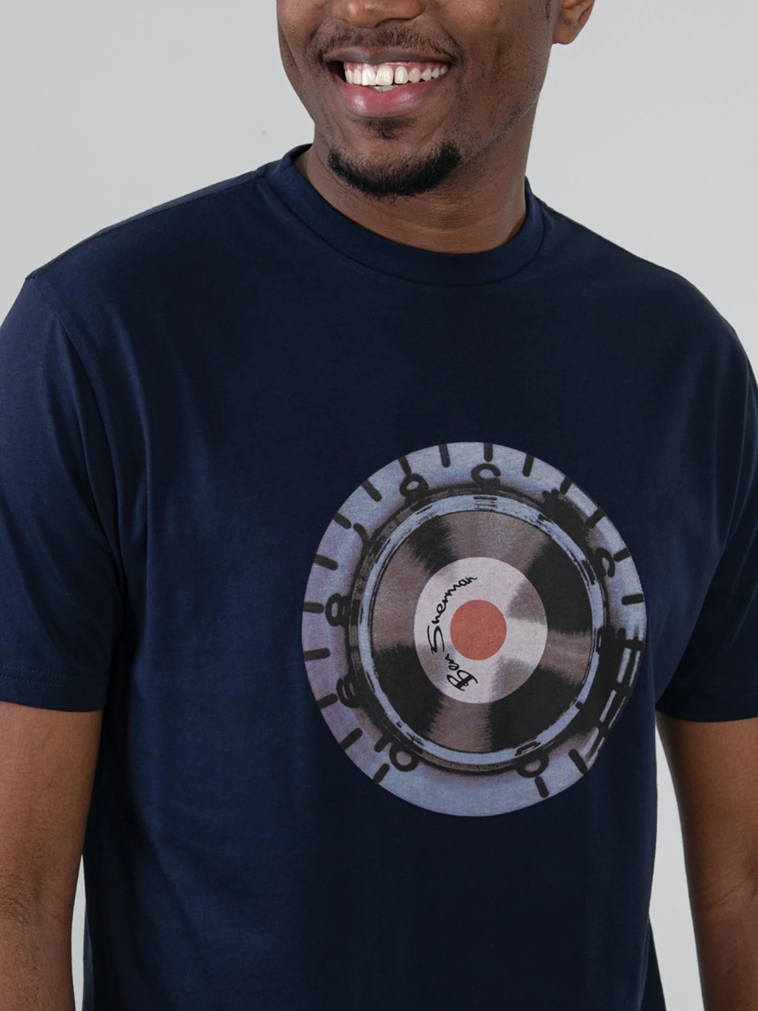 Turn It Up Tee - Navy - Image 3