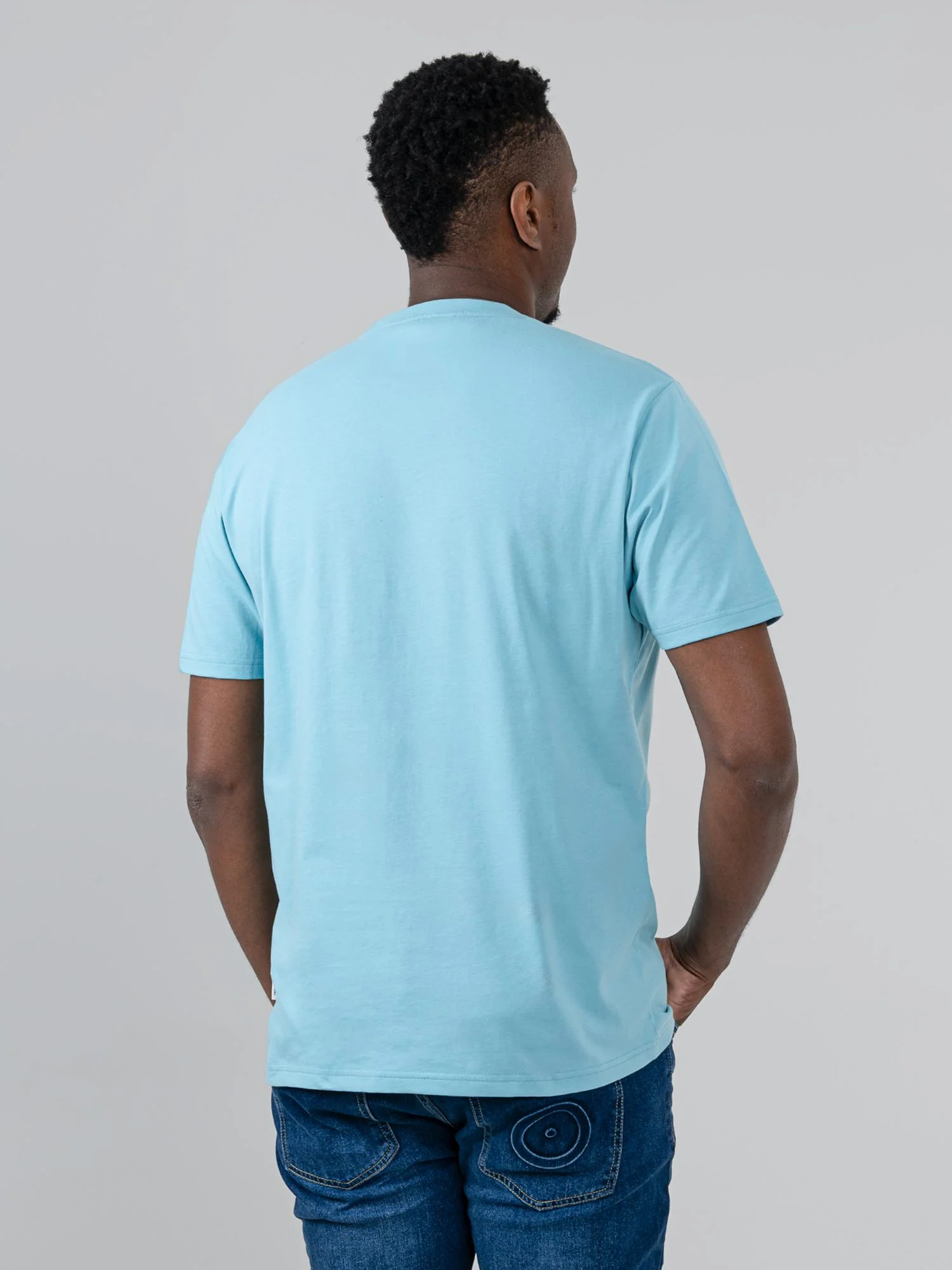 Turn It Up Tee - Retro Blue - Image 2