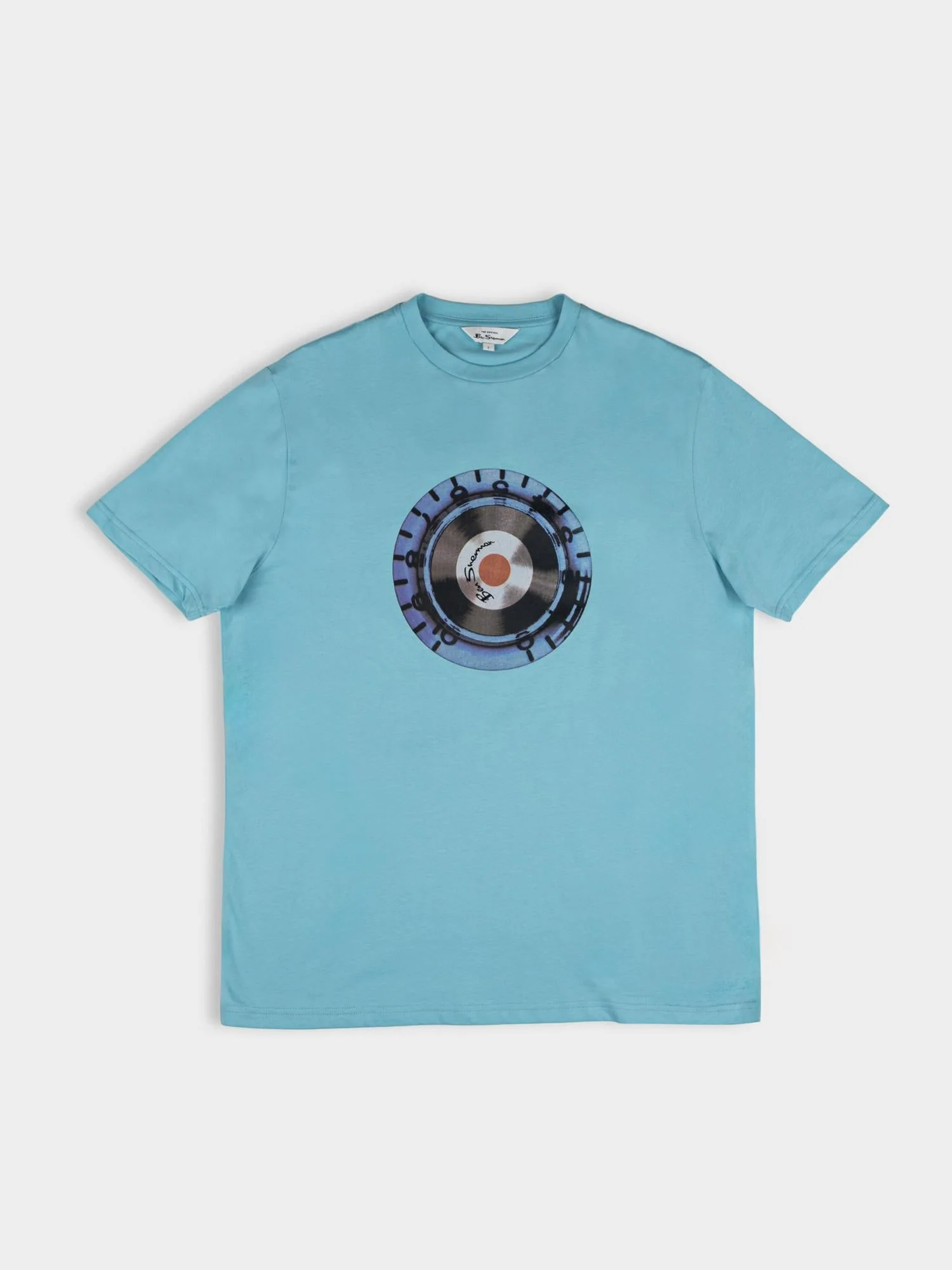 Turn It Up Tee - Retro Blue - Image 5