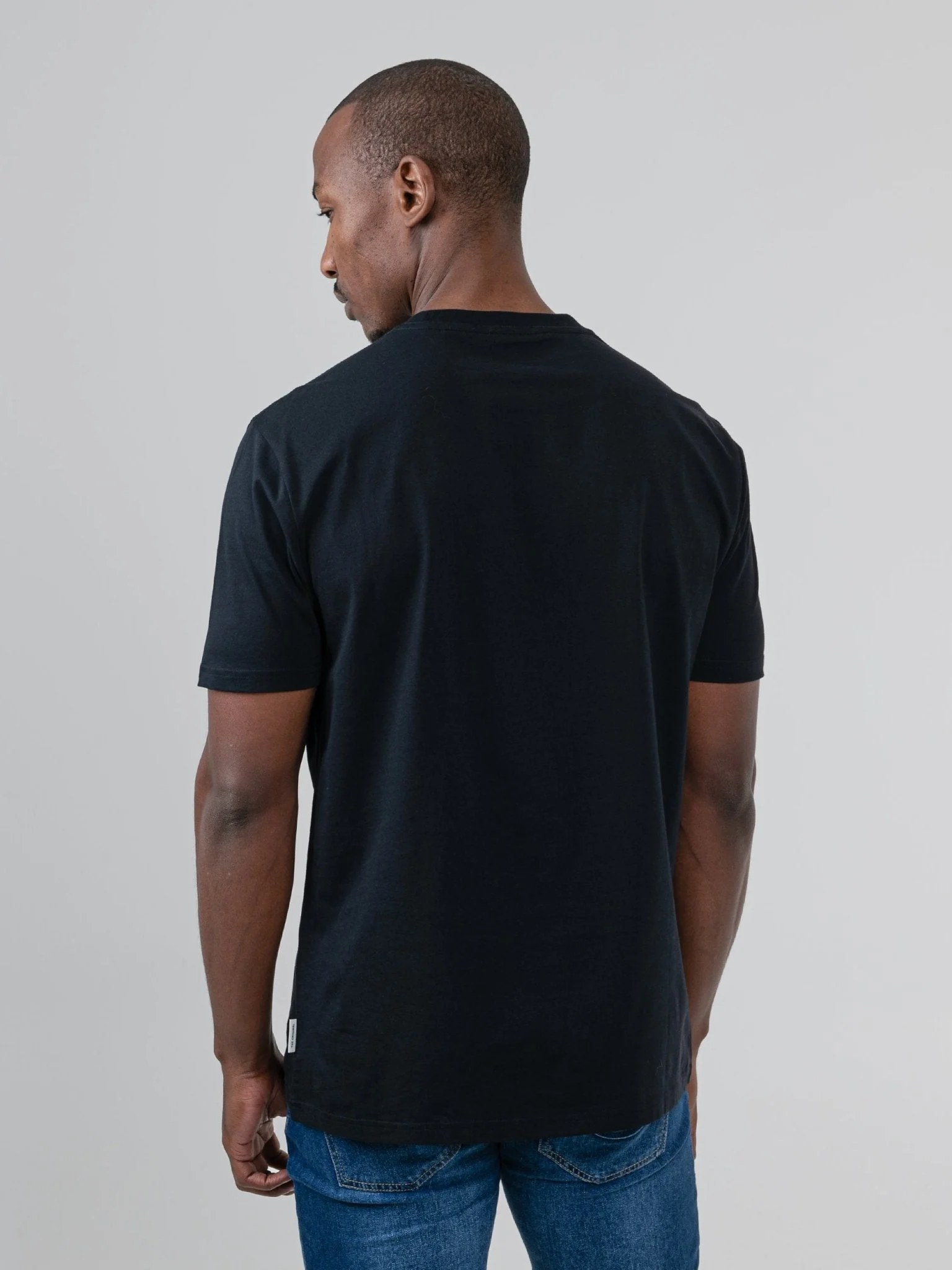 Typography Headphones Tee - Black - Image 2
