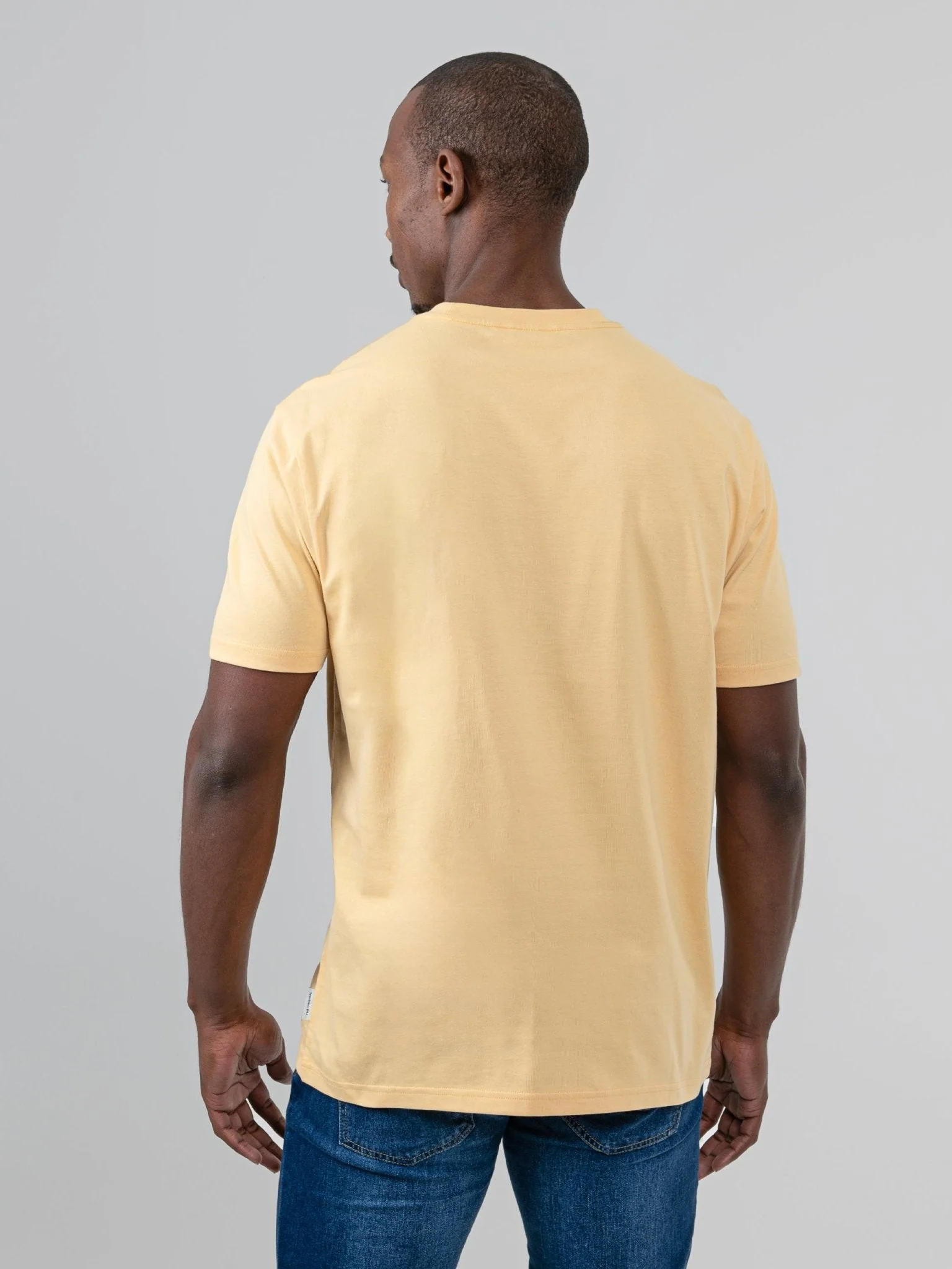 Typography Headphones Tee - New Wheat - Image 2