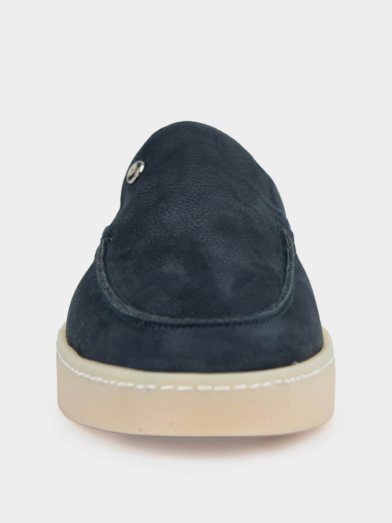 WILLIAM LEATHER SLIP ON - Navy - Image 4