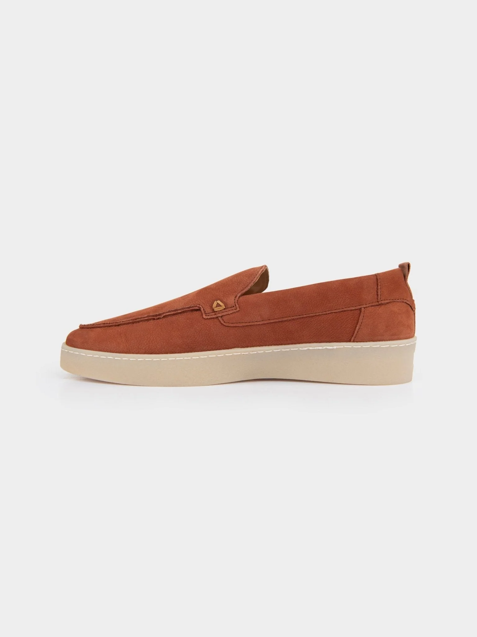 WILLIAM LEATHER SLIP ON - Rust - Image 3