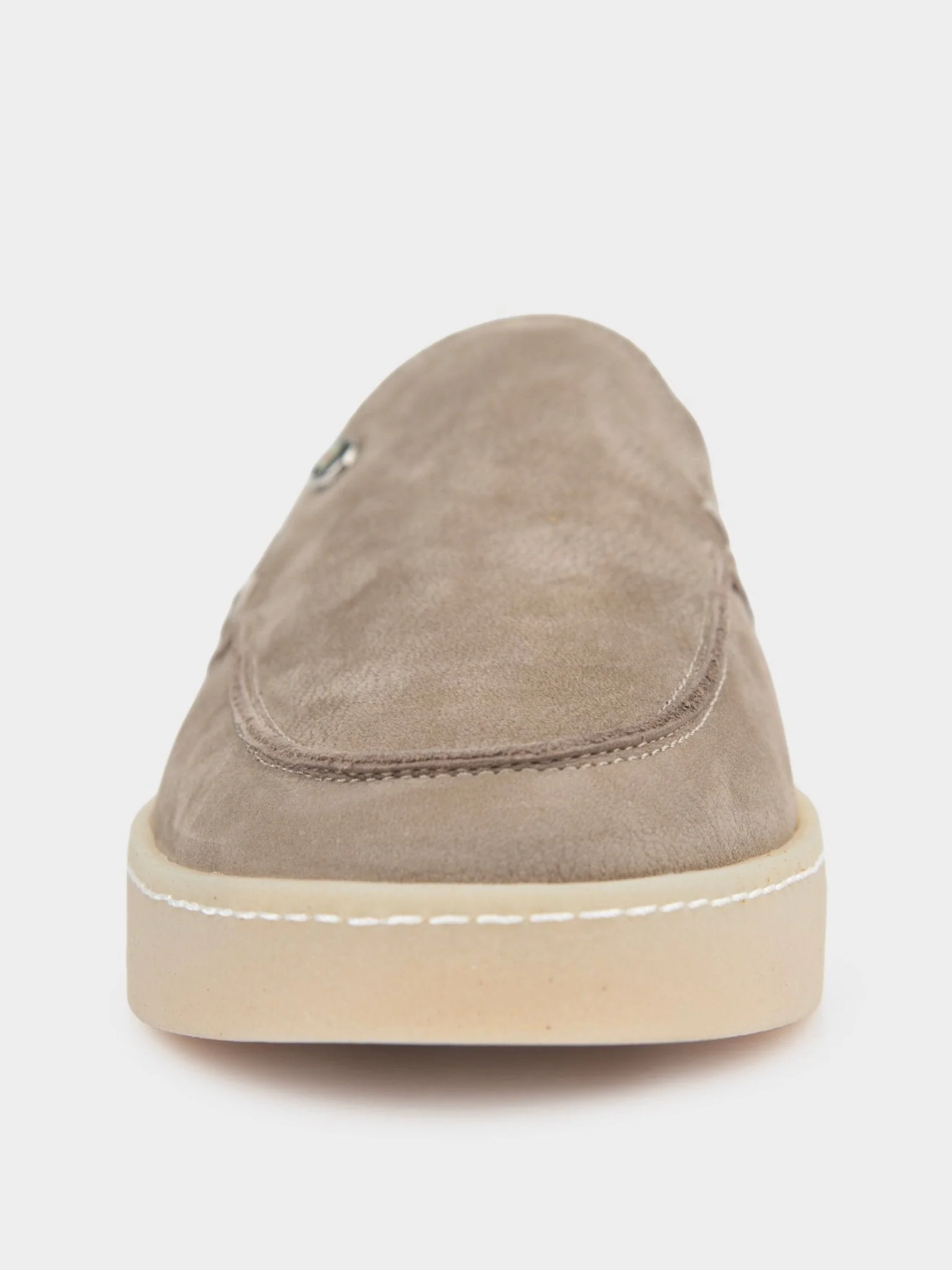 WILLIAM LEATHER SLIP ON - Taupe - Image 4