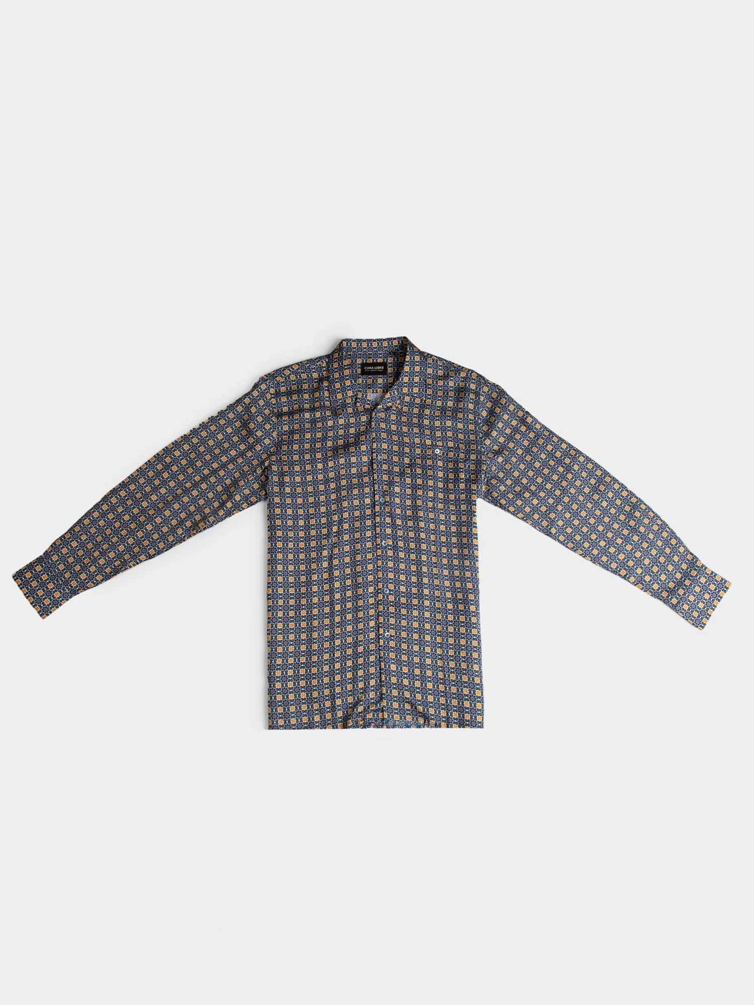 Yaci Tencel Print Long Sleeve Shirt - Multi - Image 4