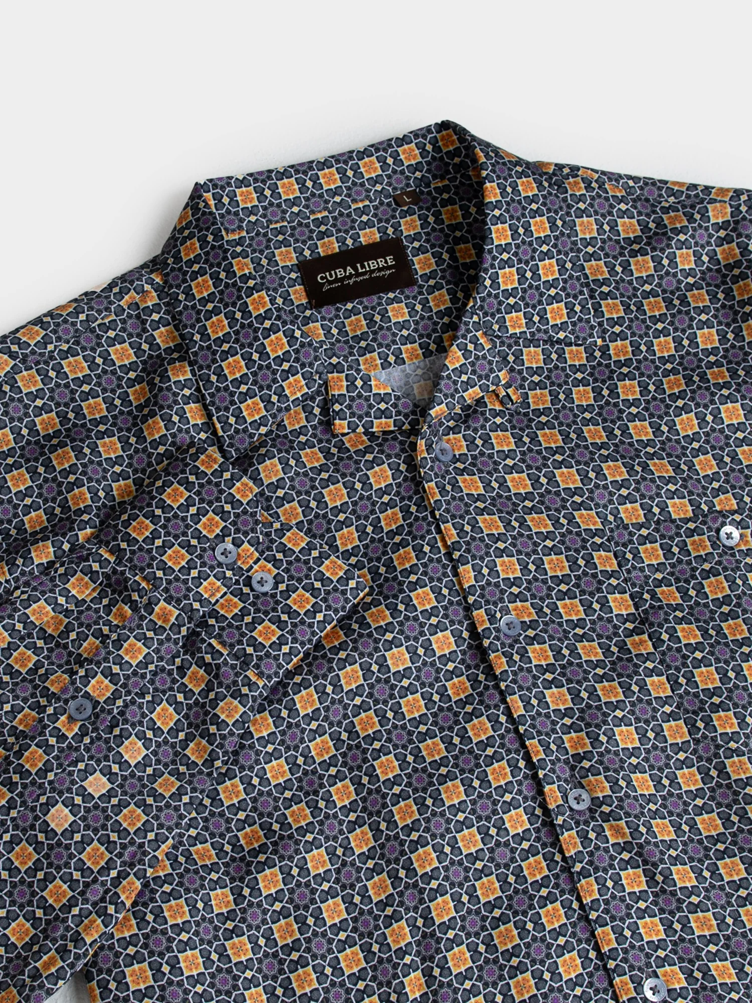 Yaci Tencel Print Long Sleeve Shirt - Multi - Image 5